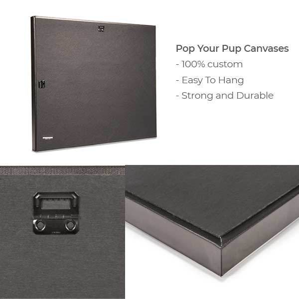 Pop Icon Canvas Wrap - Custom pet art of your dog or cat by pop-your-pup