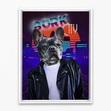 Pop Icon Framed Canvas - Pop Your Pup!™