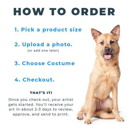 Pop Icon Framed Canvas - Pop Your Pup!™