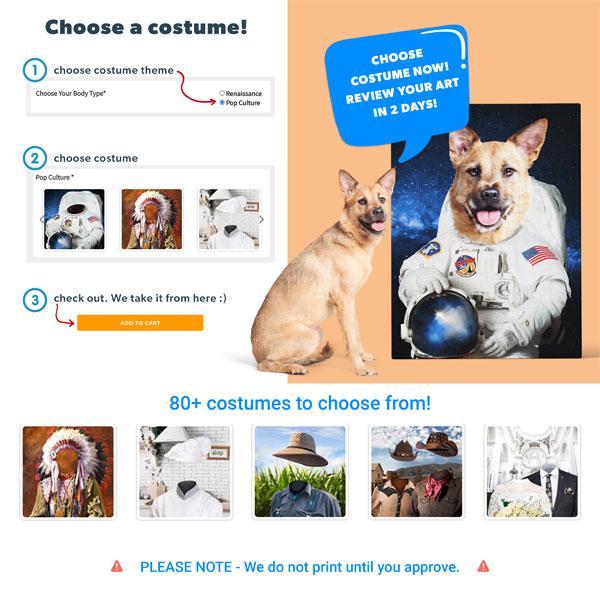 Pop Icon Framed Canvas - Pop Your Pup!™