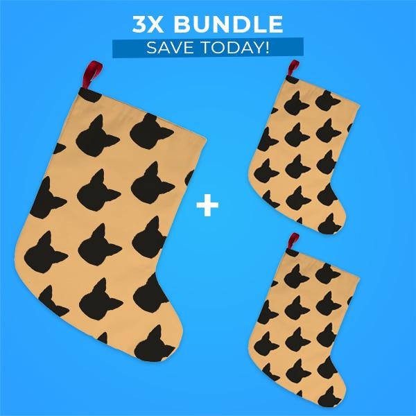 3x Christmas Stockings Bundle