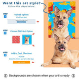 Custom Pet Art Baby Bib - Pop Your Pup!™