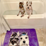 Custom Pet Art Bath Mats