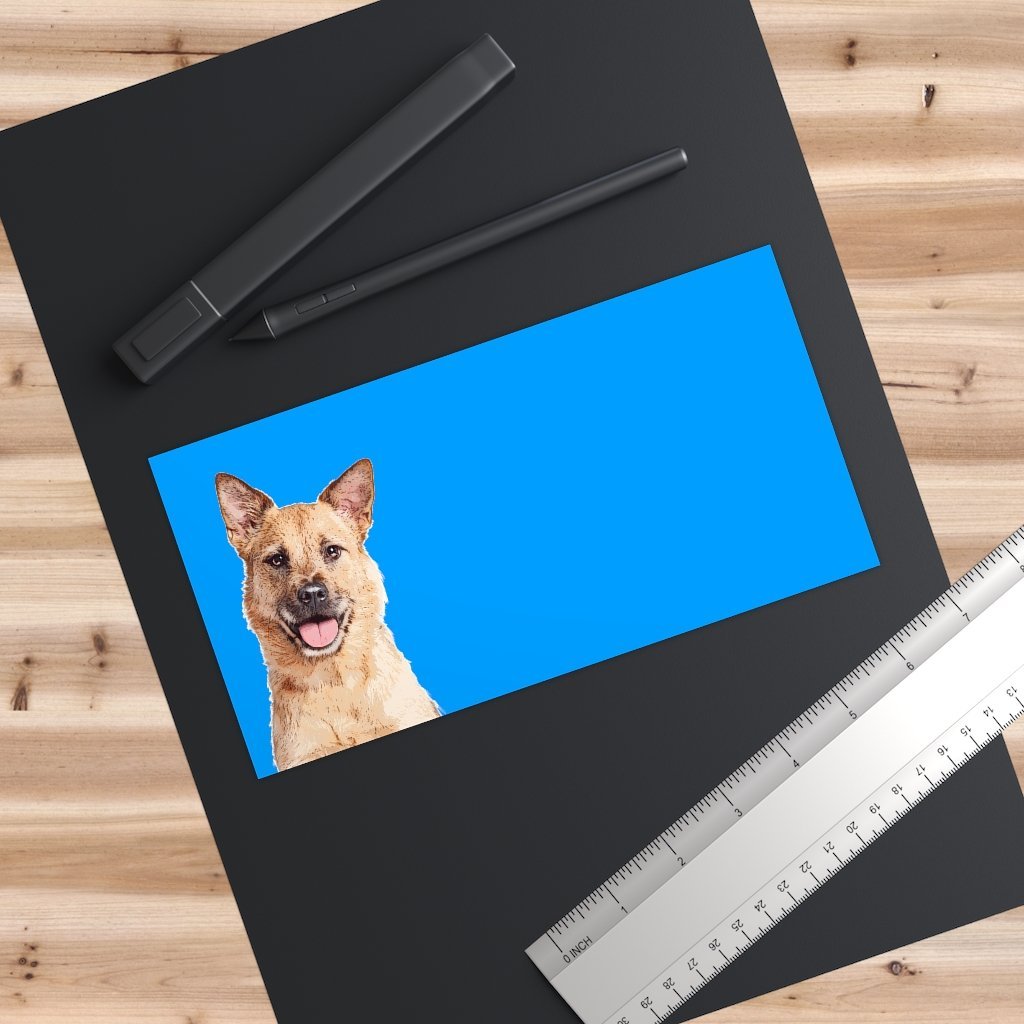 Custom Pet Art Bumper Stickers - Pop Your Pup!™