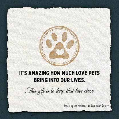 Custom Pet Art - Circle Necklace - Pop Your Pup!™