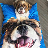 Cama de perro de arte para mascotas personalizada