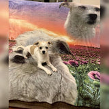 Benutzerdefinierte Haustierkunst-Fleece-Decke