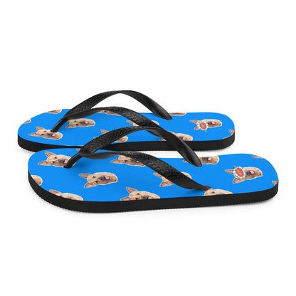 Custom Pet Art Flip-Flops - Pop Your Pup!™
