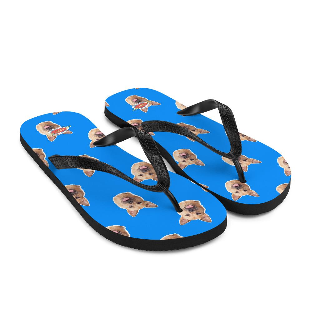 Custom Pet Art Flip-Flops - Pop Your Pup!™
