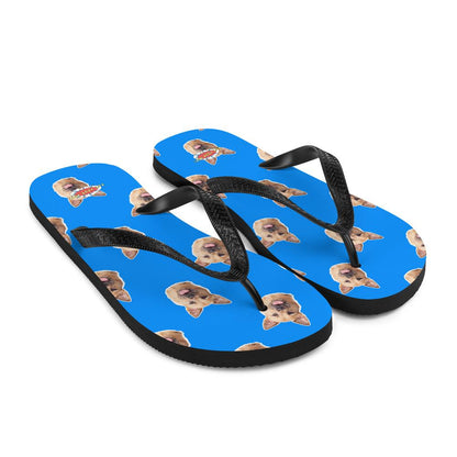Custom Pet Art Flip-Flops - Pop Your Pup!™