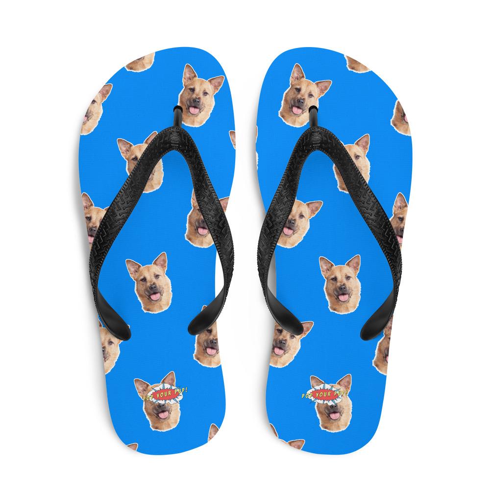 Custom Pet Art Flip-Flops - Pop Your Pup!™