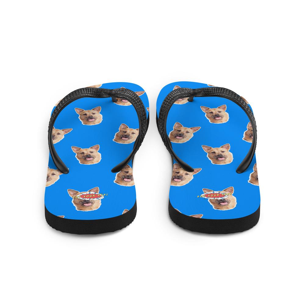Custom Pet Art Flip-Flops - Pop Your Pup!™