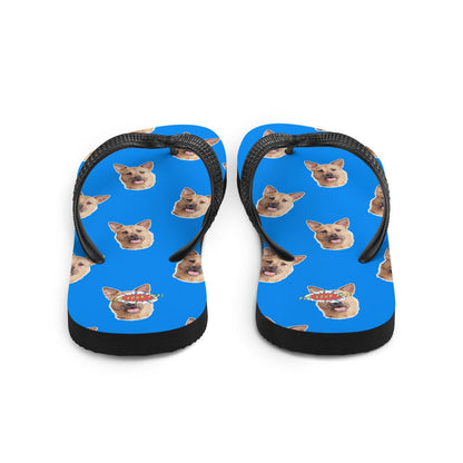 Custom Pet Art Flip-Flops - Pop Your Pup!™