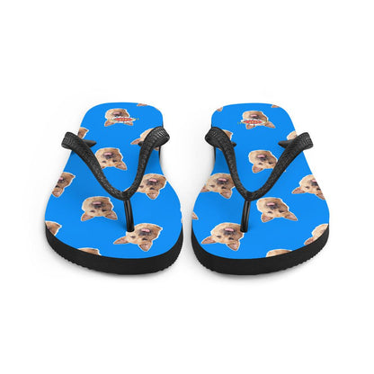 Custom Pet Art Flip-Flops - Pop Your Pup!™