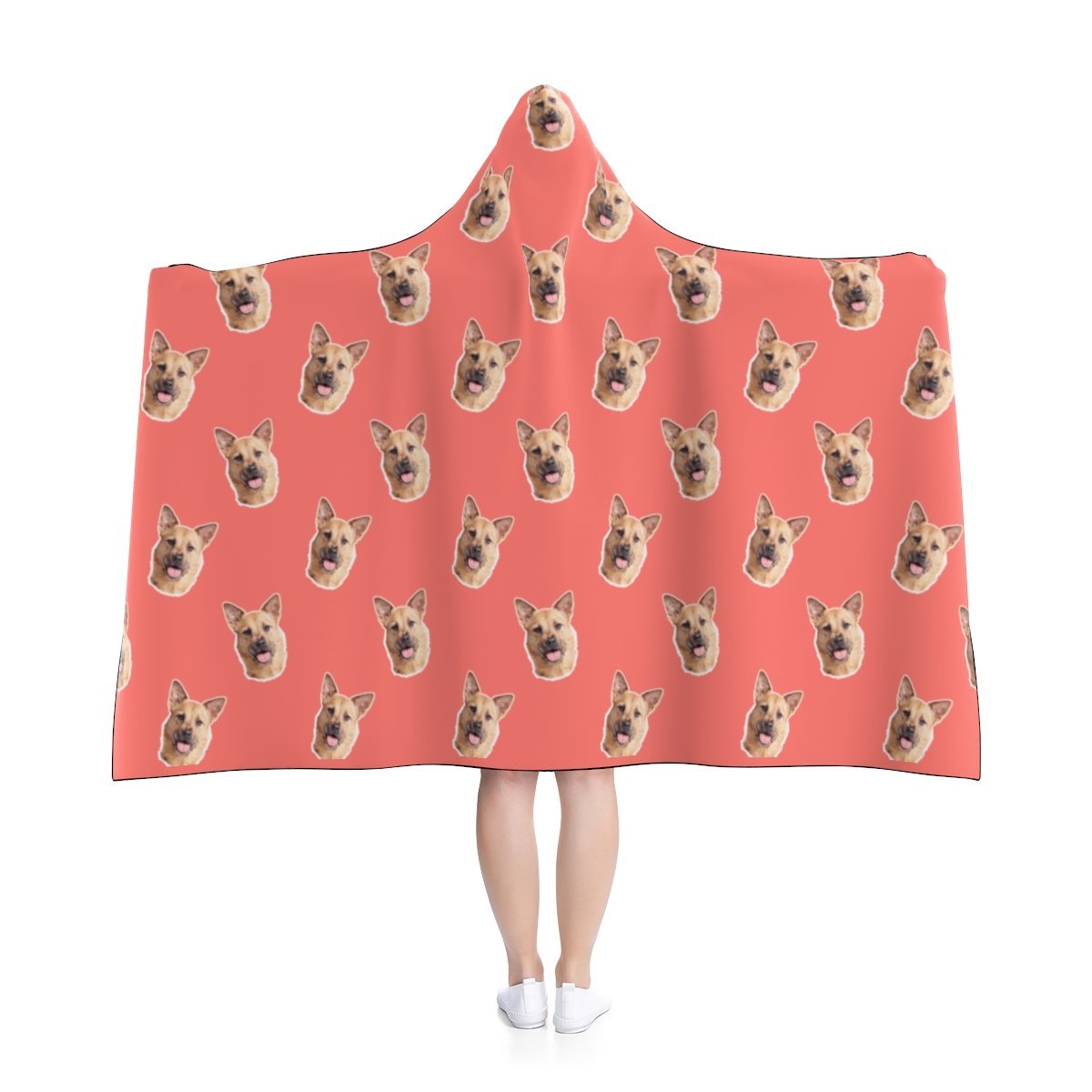 Custom Pet Art Hooded Blanket - Pop Your Pup!™