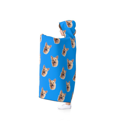 Custom Pet Art Hooded Blanket - Pop Your Pup!™
