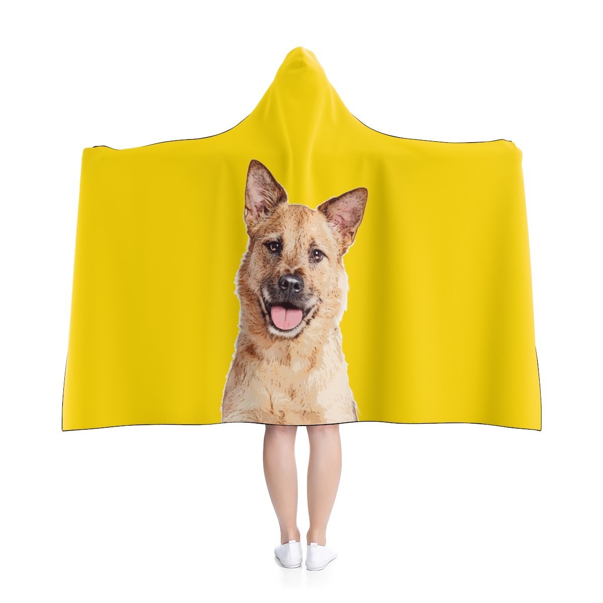 Custom Pet Art Hooded Blanket - Pop Your Pup!™