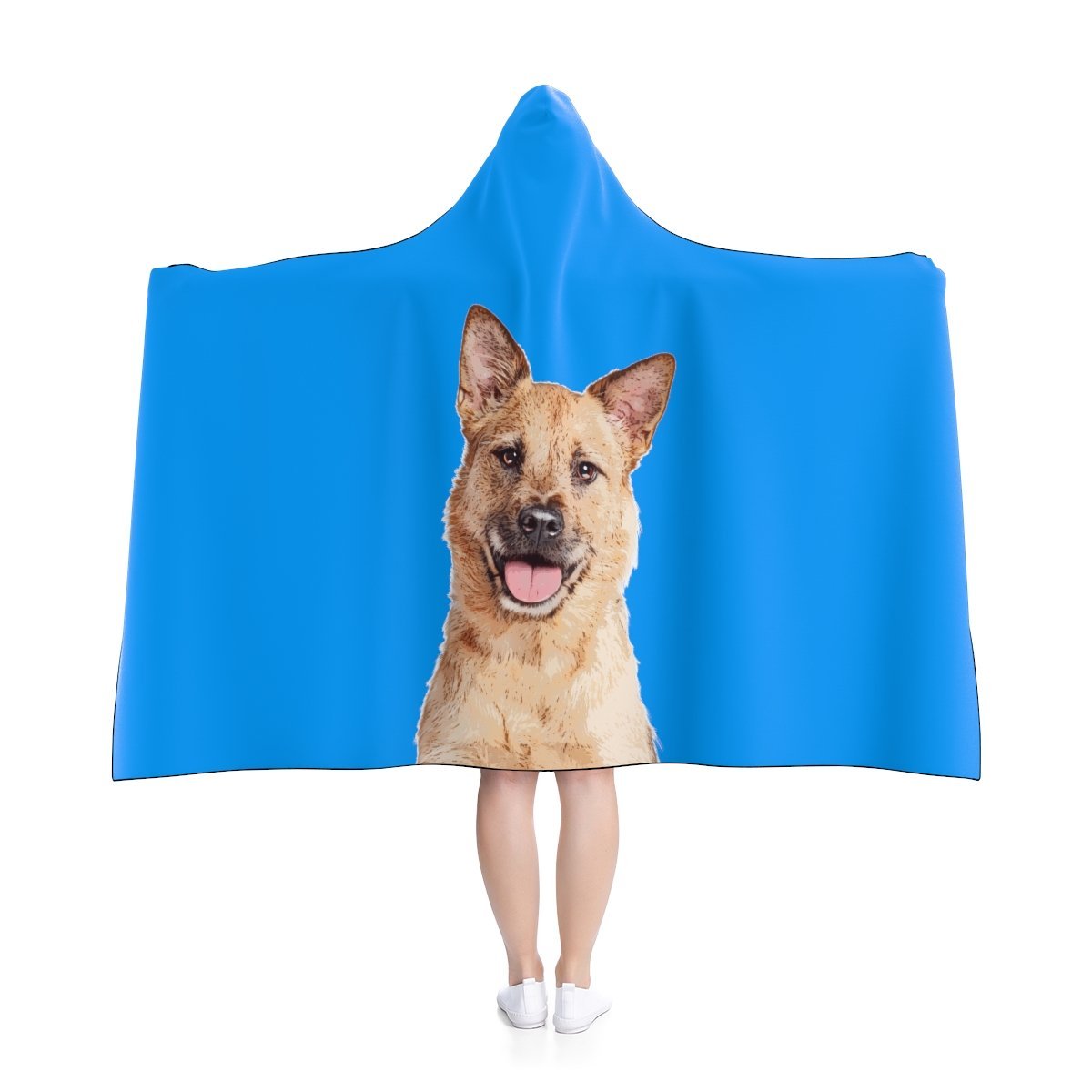 Custom Pet Art Hooded Blanket - Pop Your Pup!™