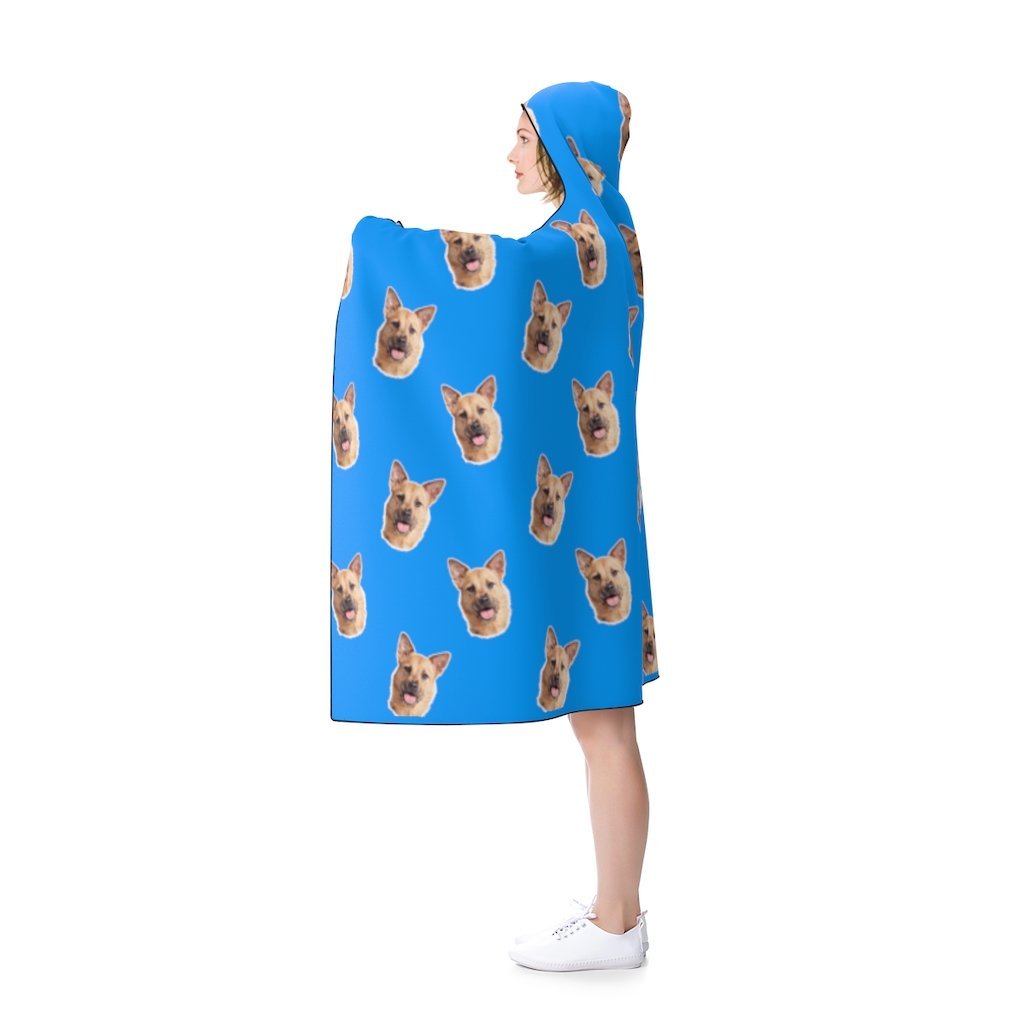 Custom Pet Art Hooded Blanket - Pop Your Pup!™