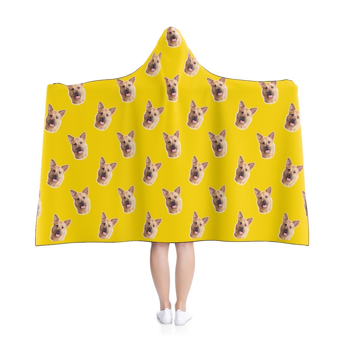 Custom Pet Art Hooded Blanket - Pop Your Pup!™