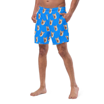 Custom Pet Art Mens Swim Trunks - Pop Your Pup!™