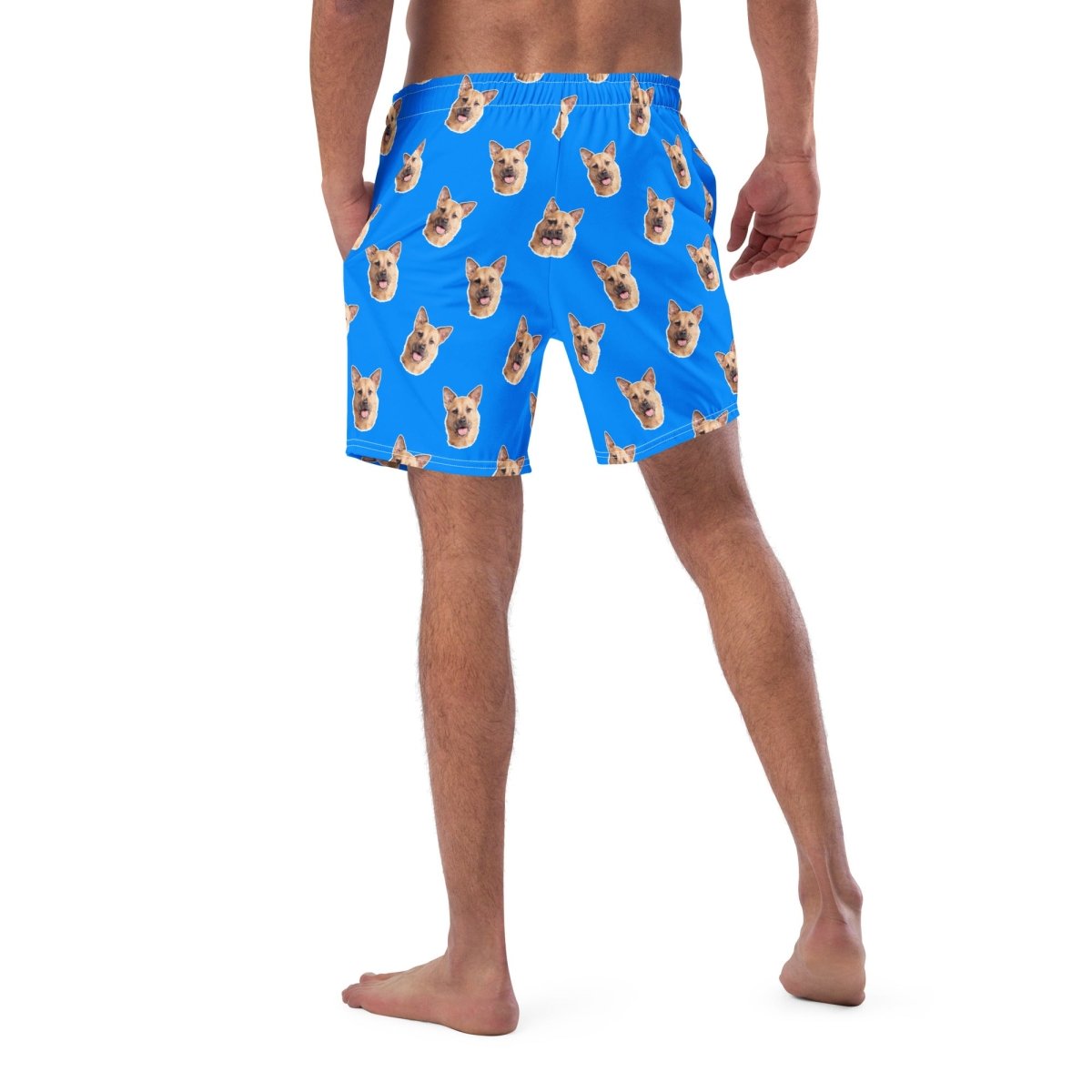 Custom Pet Art Mens Swim Trunks - Pop Your Pup!™