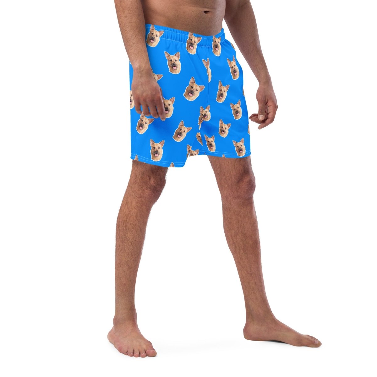 Custom Pet Art Mens Swim Trunks - Pop Your Pup!™