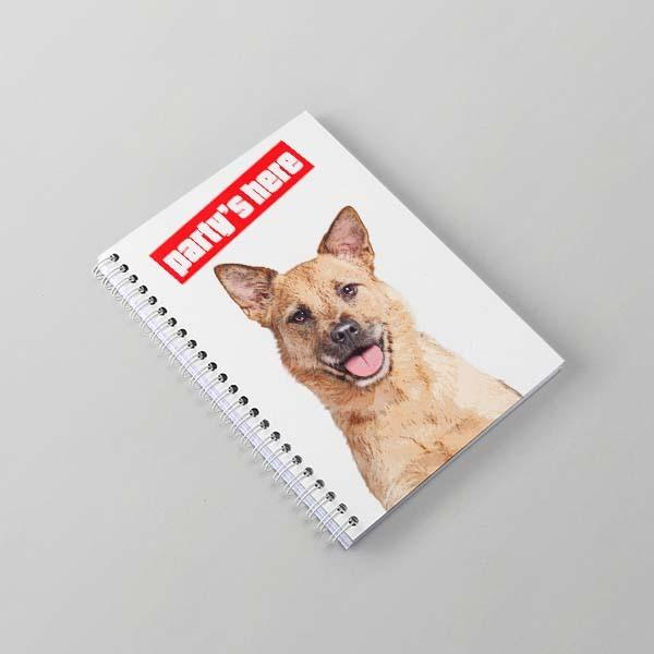 Custom Pet Art Notebook – Pop Your Pup!™