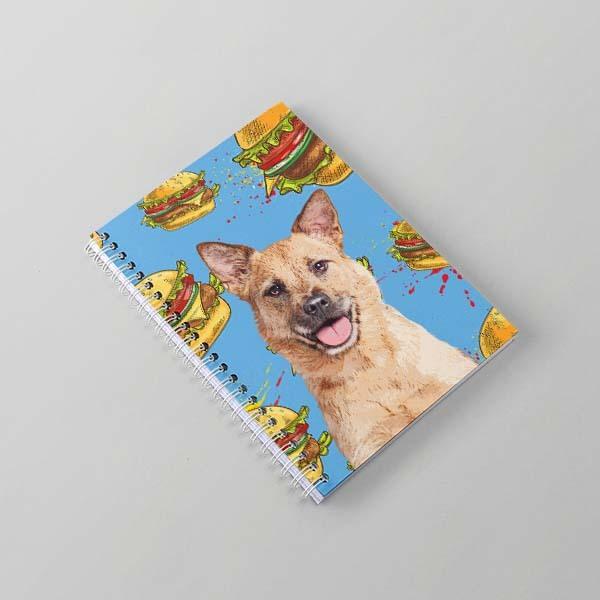 Custom Pet Art Notebook - Pop Your Pup!™
