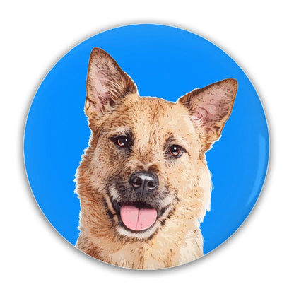 Custom Pet Art Pin Buttons - Pop Your Pup!™