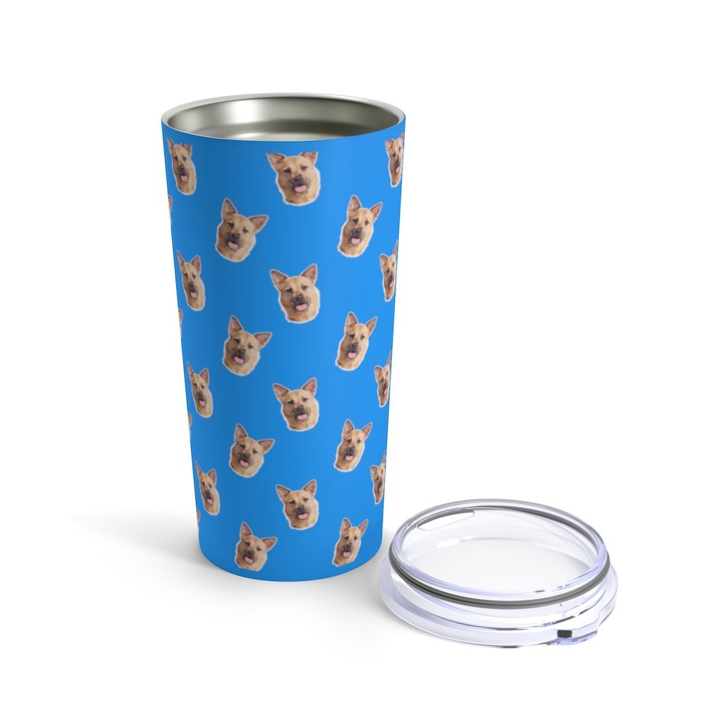Custom Pet Art Stainless Steel Tumbler 20 oz - Pop Your Pup!™
