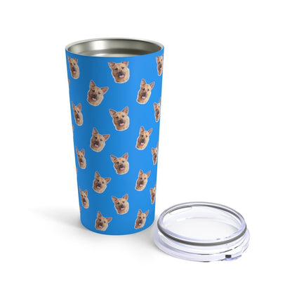 Custom Pet Art Stainless Steel Tumbler 20 oz - Pop Your Pup!™