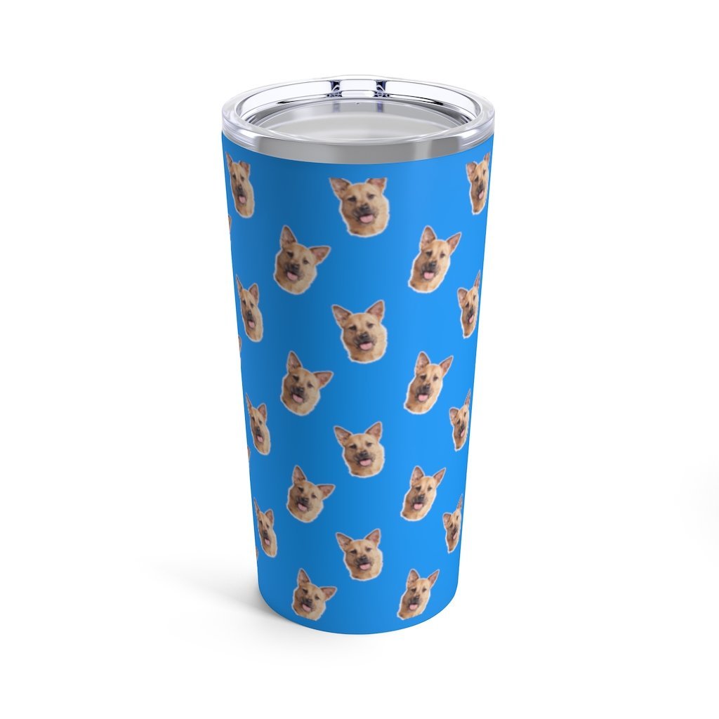 Custom Pet Art Stainless Steel Tumbler 20 oz - Pop Your Pup!™