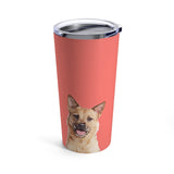 Custom Pet Art Stainless Steel Tumbler 20 oz - Pop Your Pup!™