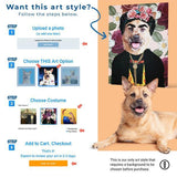 Custom Pet Art - Standing Canvas - Pop Your Pup!™