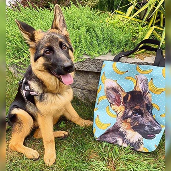 GIAPB Period Bag Sanitary Napkin Storage Bag Pad Holder for Period Makeup  Pouch German Shepherd Dog Color3042