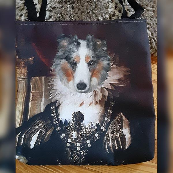 Pet Portrait Tote Bag – Paint & Paws