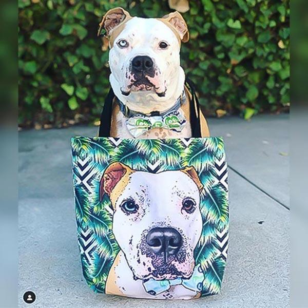 Custom Pet Tote Bag Custom Dog Tote Bag Personalized Dog Bag – Mod Paws