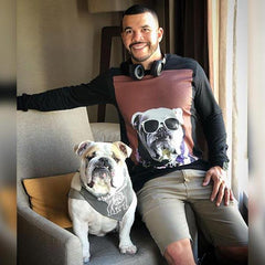 Dog Breed Custom Design - Men's Jersey Long-Sleeve Tee