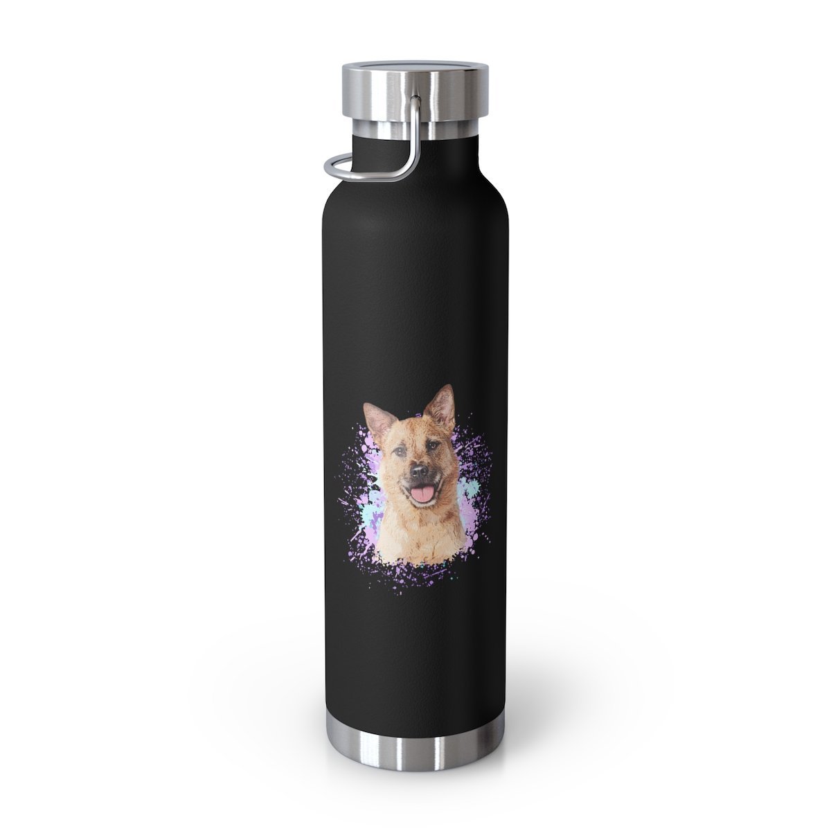 Custom Pet Art Vacuum Insulated Bottle - Pop Your Pup!™