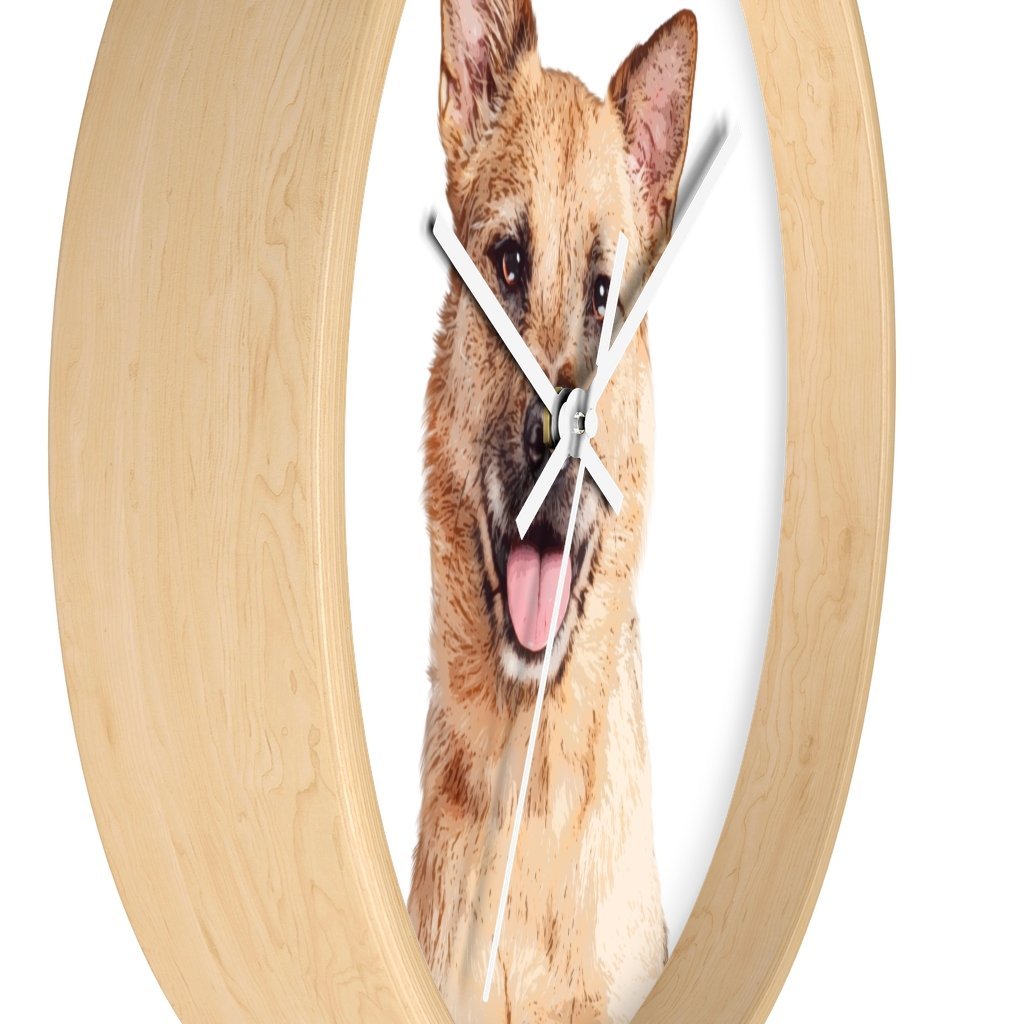 Custom Pet Art Wall Clock - Pop Your Pup!™