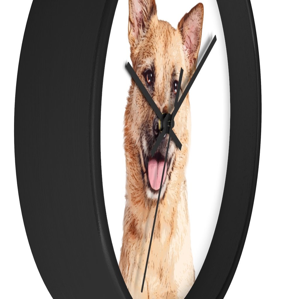 Custom Pet Art Wall Clock - Pop Your Pup!™