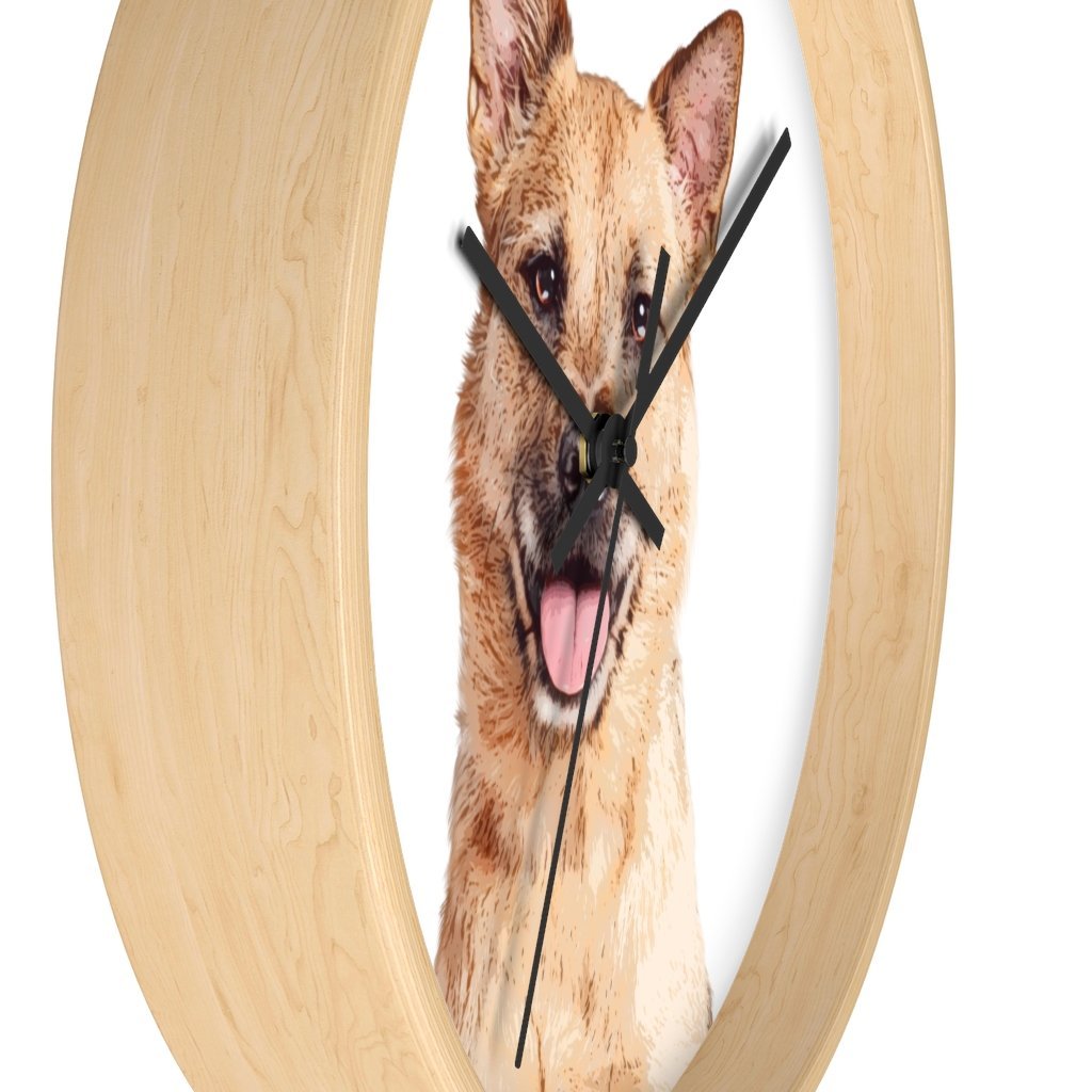 Custom Pet Art Wall Clock - Pop Your Pup!™