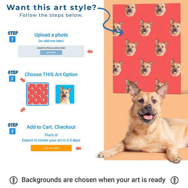 Original Pet Pop Art Dog Bed - Custom pet art of your dog or cat by pop-your-pup