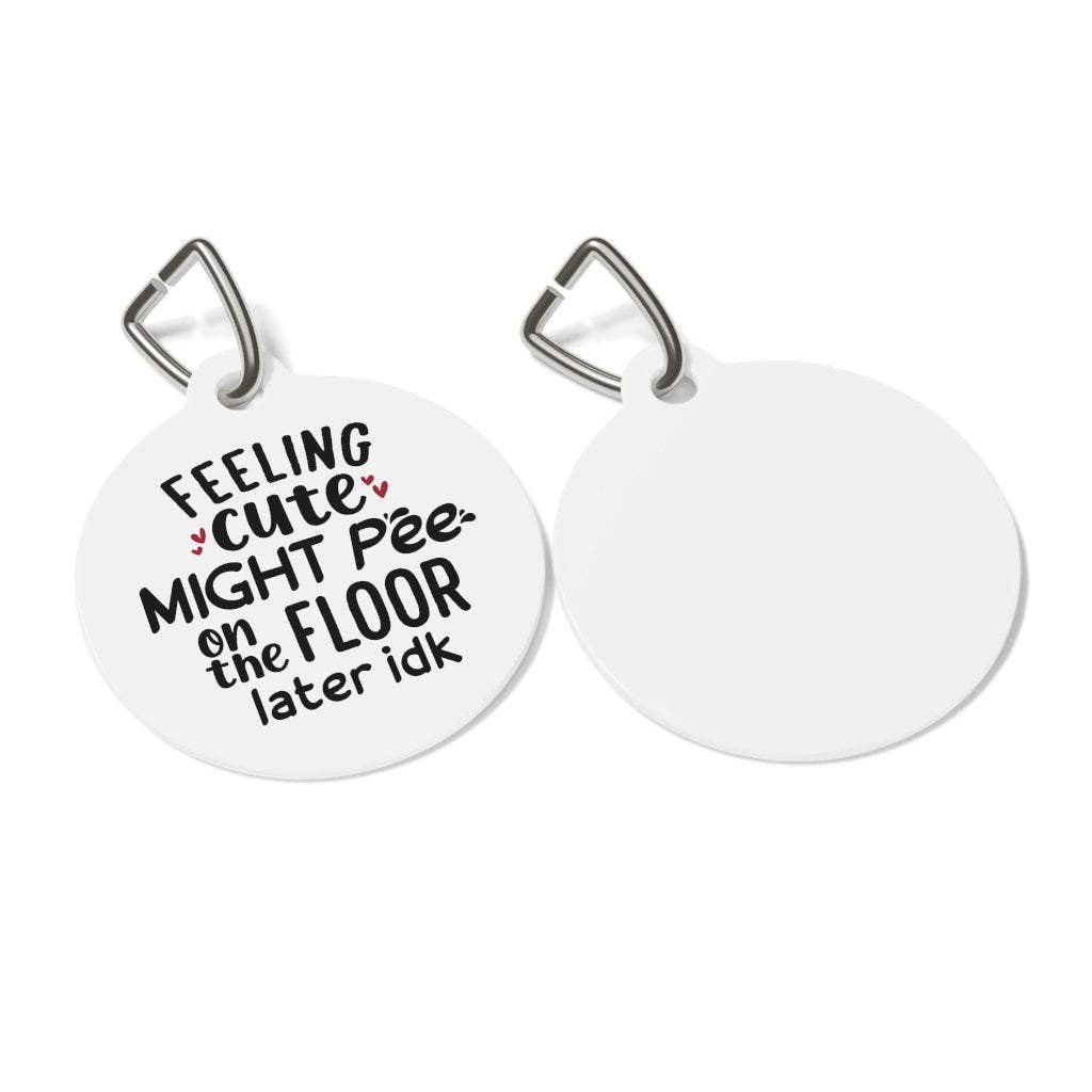 Pee On The Floor Pet Tag