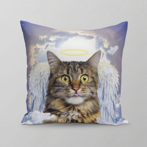 Pet icon Renaissance dog art Pillows Angel