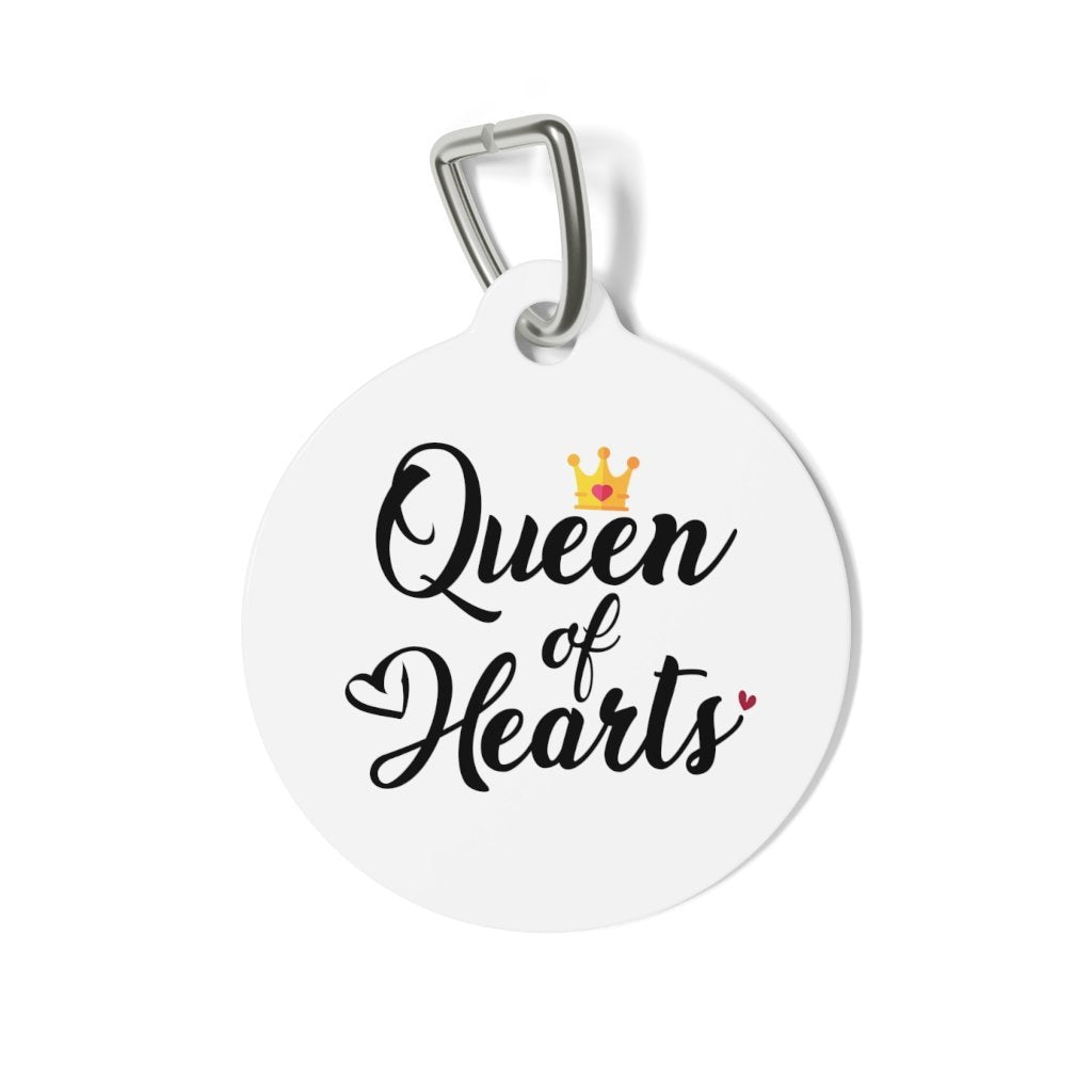 Queen Of Hearts Pet Tag