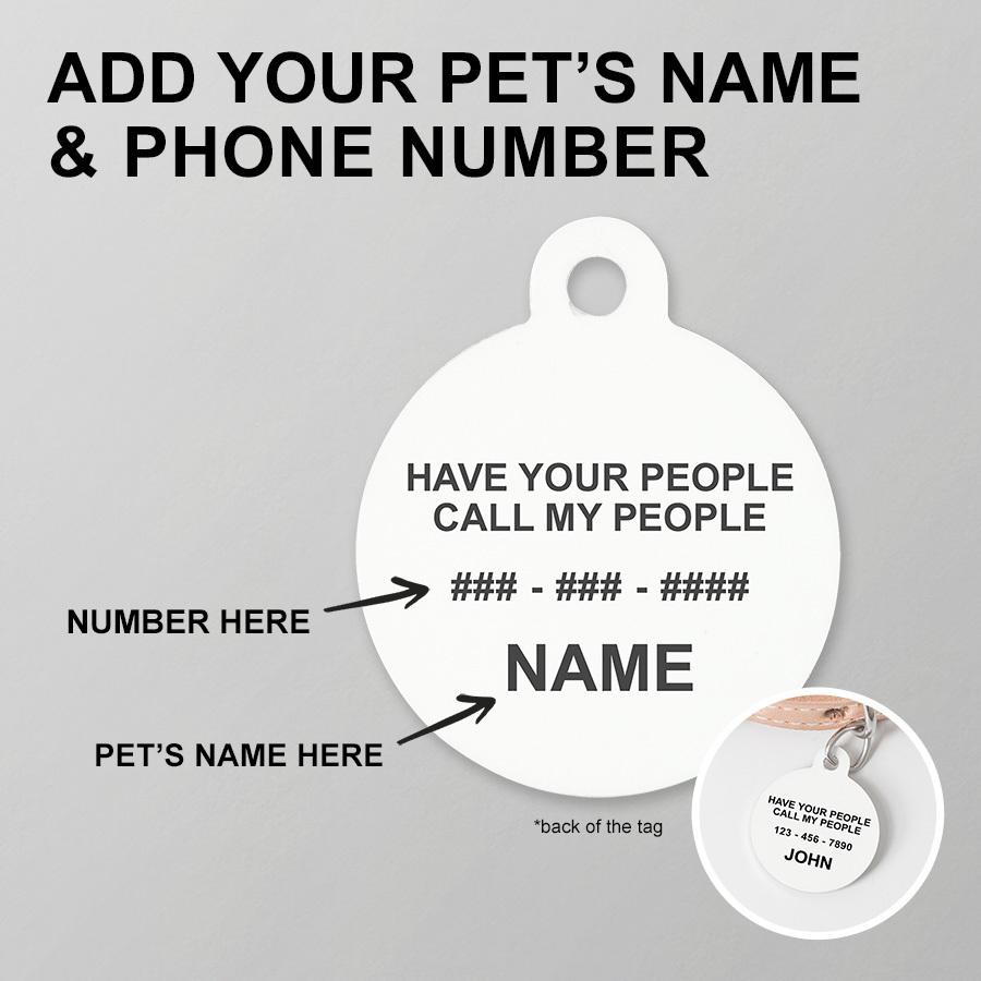 Too Glam Pet Tag