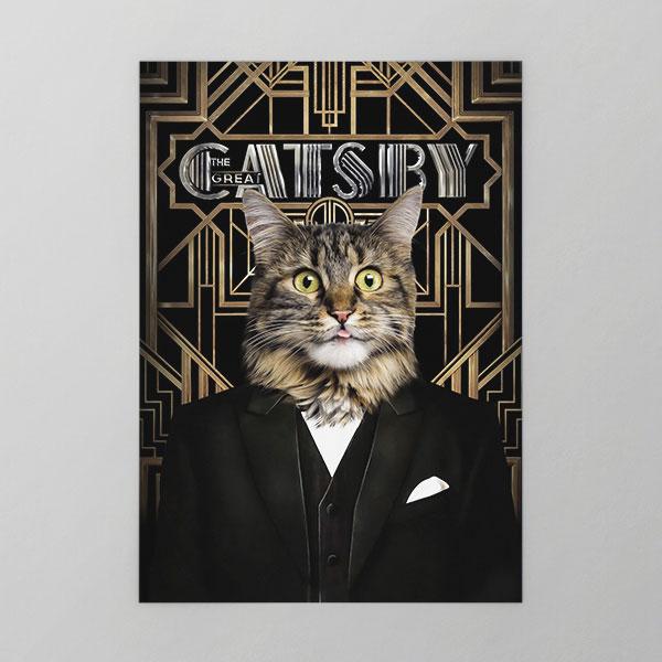 Pet icon Renaissance dog art Unframed Print The Great Catsby