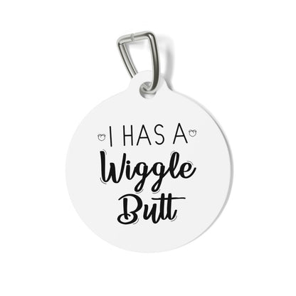 Wiggle Butt Pet Tag